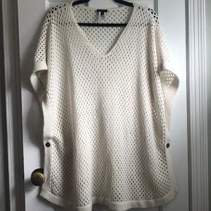 5/$20! Talbots open knit poncho. M.